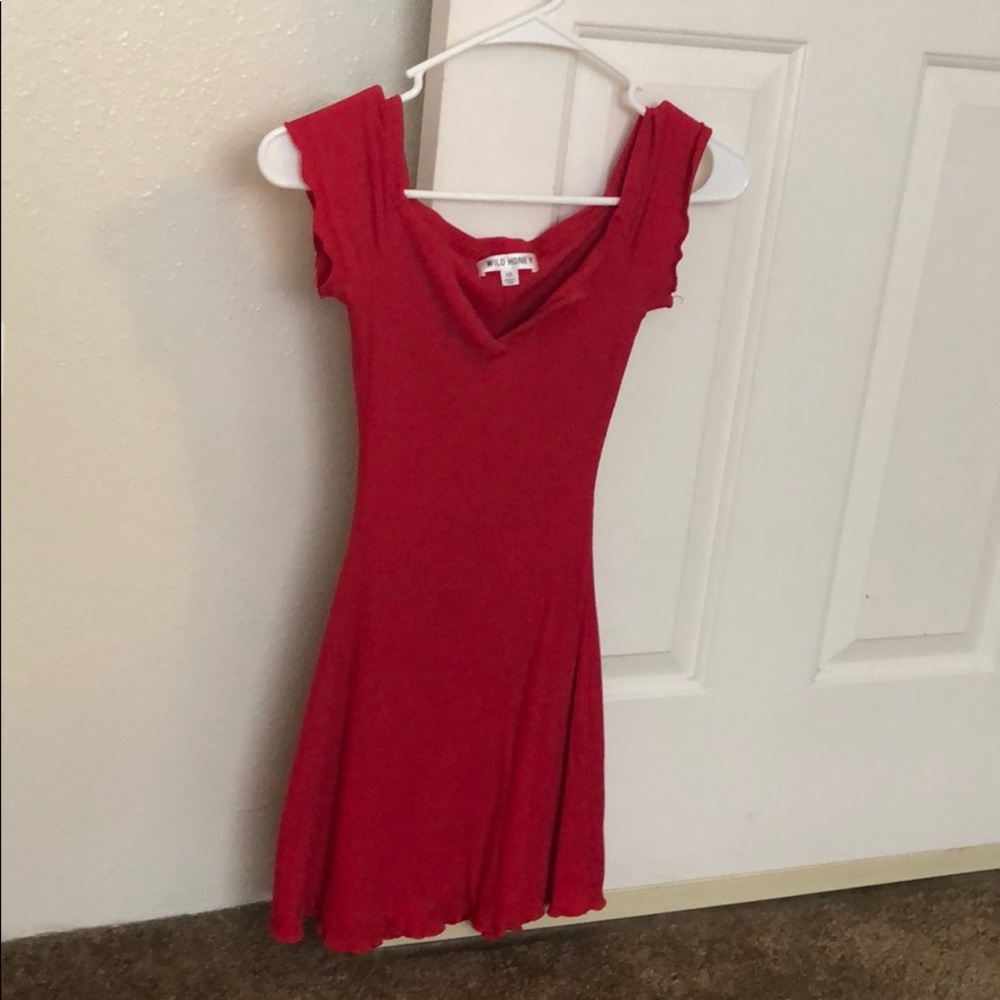 Red dress